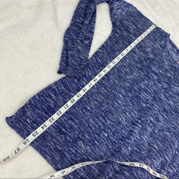 Forever 21 Lightweight Blue Heather Sweater Large - Picture 8 of 9